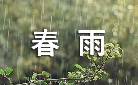 [热门]《春雨的色彩》教案15篇