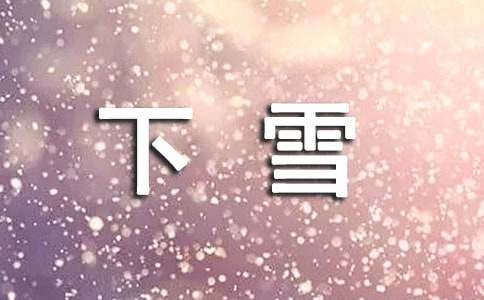 《下雪的早晨》教案