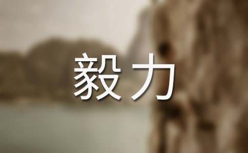 关于毅力的名人名言