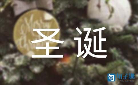精选温馨圣诞节祝福语29句